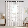 Tende in Voile con Occhielli Trasparenti 260x140 cm 2 Pezzi Anteprima dell’immagine prodotto 1