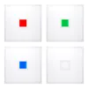 BRILLIANT modernes LED Panel Aufbaupaneel 60x60cm | Produktbild-Vorschau 7
