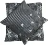 Two pillows with star patterns on a white background. Produktbild-Vorschau