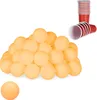 144 x Beer Pong Bälle, Tischtennisbälle aus Kunststoff, für Produktbild-Vorschau 1
