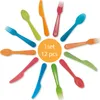 Buntes Mehrweg-Besteck aus Kunststoff, 12-tlg. Produktbild-Vorschau 1