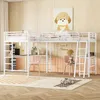 A loft bed with a desk underneath, set up in a child's bedroom. Náhľad obrázku produktu