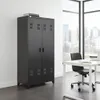 Armoire métallique à 2 portes ODESSA gris foncé Armoire en Voir les images du produit 4
