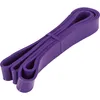 A set of purple resistance bands laid out on a white background. Produktbild-Vorschau