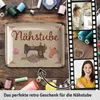 LANOLU Schild Nähen Deko Geschenk für Näherin, Produktbild-Vorschau 2