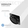 Zestaw 4 nóg do stołu ML-Design I-Design, 90 cm, biały Podgląd zdjęcia produktu 5