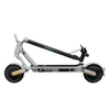 A light gray electric scooter is shown from the side against a white background. Voir les images du produit