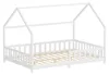ML-Design Kinderbett 140x200cm mit Rausfallschutz, Dach & Produktbild-Vorschau 1