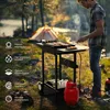 FCH Gasgrill Grillwagen 2 Brennern 5.86 kW mit emaillierter Produktbild-Vorschau 5