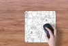 MuchoWow® Mauspad Mousepad Fische - Muster - Schwarz und Produktbild-Vorschau 3