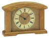 AMS 5138/4 Tischuhr Kaminuhr Funk Holz Eiche massiv mit Produktbild-Vorschau 1