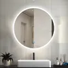 LED Spiegel Badspiegel mit Beleuchtung Badezimmer Rund Produktbild-Vorschau 1
