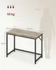 VASAGLE stôl počítačový stôl 100 x 50 x 75 cm úzky Náhľad obrázku produktu 6