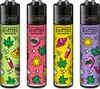 Clipper Reibradfeuerzeuge 420 Pattern #2, 4 Stück Produktbild-Vorschau 1