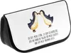 Mr. & Mrs. Panda Kosmetiktasche Pinguin Liebe - Weiß - Produktbild-Vorschau 2