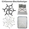 Bettlakenspanner Einstellbar, 12 Robuste Metallclips, Produktbild-Vorschau 2