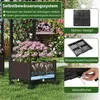 Podniesiona donica z kratką, samonawadniająca, mobilna, Podgląd zdjęcia produktu 4