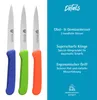 GRÄWE coltello spelucchino 3 pezzi, acciaio inox colorato1 Anteprima dell’immagine prodotto 6