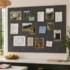 Relaxdays Filzpinnwand 9er Set, selbstklebende Rechtecke, Produktbild-Vorschau 3