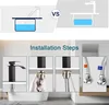 Waschtischarmatur Badezimmer - Schwarz Edelstahl - Modernes Produktbild-Vorschau 4