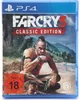 The image shows the front cover of a video game case for Far Cry 3 Classic Edition on PlayStation 4. Produktbild-Vorschau