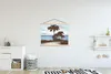 MuchoWow® Textilposter Meer - Palme - Aquarell 150x113 cm Produktbild-Vorschau 2
