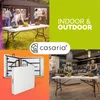 CASARIA® Stół ogrodowy 183x76cm Składany, odporny na Podgląd zdjęcia produktu 2