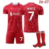 #7 WIRTZ 26-27 Liverpool home game football jersey for Kids Produktbild-Vorschau 1