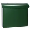 Cassetta postale da parete, larghezza 41,5 cm - Verde Anteprima dell’immagine prodotto 3