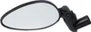 A black bicycle mirror with an oval reflective surface is shown against a white background. Náhľad obrázku produktu