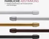 Vitragestangen weiß - perlweiß 40 - 60 cm Produktbild-Vorschau 6