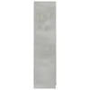 vidaXL Armoire gris béton 90x52x200 cm Bois composite Voir les images du produit 14