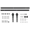 vidaXL Set di accessori per porte scorrevoli SKIEN 200 cm Anteprima dell’immagine prodotto 5