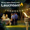 10 Gartenfackeln für Draußen aus Bambus Natur - Lange Produktbild-Vorschau 2