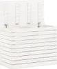vidaXL Komoda na pranie biała 88,5x44x66 cm lite drewno Podgląd zdjęcia produktu 4