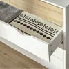 HOMCOM Commode 5 tiroirs Design scandinave Meuble de Voir les images du produit 9