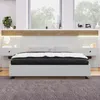 Merax Doppelbett Bettanlage 180 x 200 cm mit 2 LED Produktbild-Vorschau 4