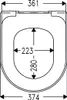 Toilettensitz wc-sitz kompatibel mit Duravit Starck , WC Produktbild-Vorschau 7