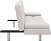 vidaXL Rozkładana sofa z 2 poduszkami ze sztucznej skóry, Podgląd zdjęcia produktu 5