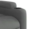 vidaXL Fauteuil de massage gris foncé Tissu Voir les images du produit 11