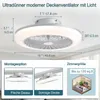 Sofucor 46cm 5-Blatt Weiß Deckenventilator mit Produktbild-Vorschau 5