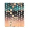 MuchoWow® Mauspad Mousepad Abstrakt - Würfel - Gold - Produktbild-Vorschau 1