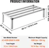 VEVOR Aluminium-Stauregal, 48 x 20 Zoll kommerzielles Produktbild-Vorschau 7