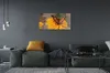Glasbilder 120x60 Wandkunst Bunter Schmetterling Blume Produktbild-Vorschau 4