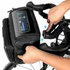 Fahrradhalter / Tasche mit Lenkerabdeckung, mit Schloss Produktbild-Vorschau 2