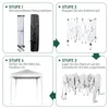 FCH Faltpavillon 2 x 2m Pavillon mit 4 Seitenwänden, Produktbild-Vorschau 5
