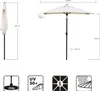 Sekey Sonnenschirm Balkon Gartenschirm Marktschirm  140×210 Produktbild-Vorschau 7