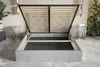 Polsterbett 140x200 Balma mit Bettkasten, Metall Lattenrost Produktbild-Vorschau 5