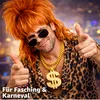 Set costume 4 in 1 per Carnevale – Costume mullet anni '80 Anteprima dell’immagine prodotto 2