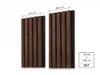 MEBANO Akustické dřevěné panely 240 x 53 cm Barva: Ořech Náhled obrázku produktu 3